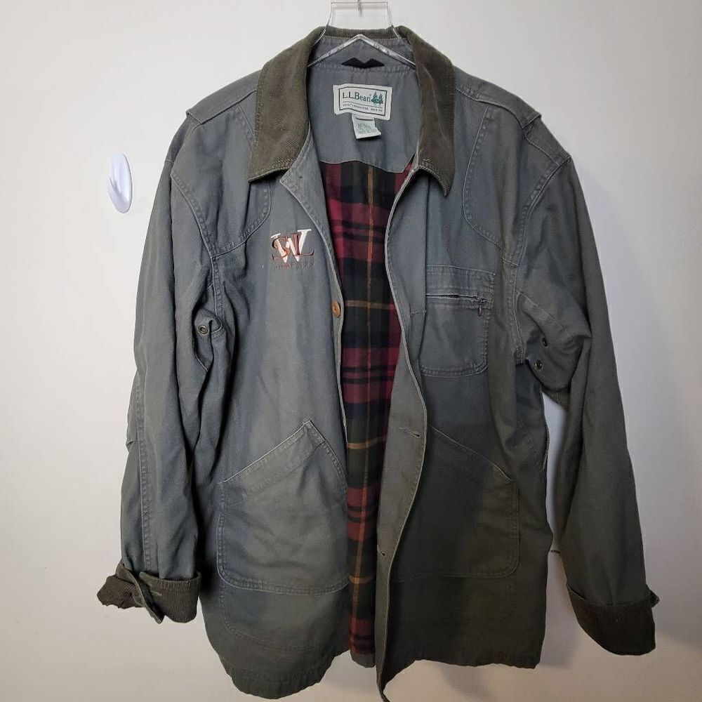 L.L. Bean Men's Original Field Coat, Cotton-Lined Green XL